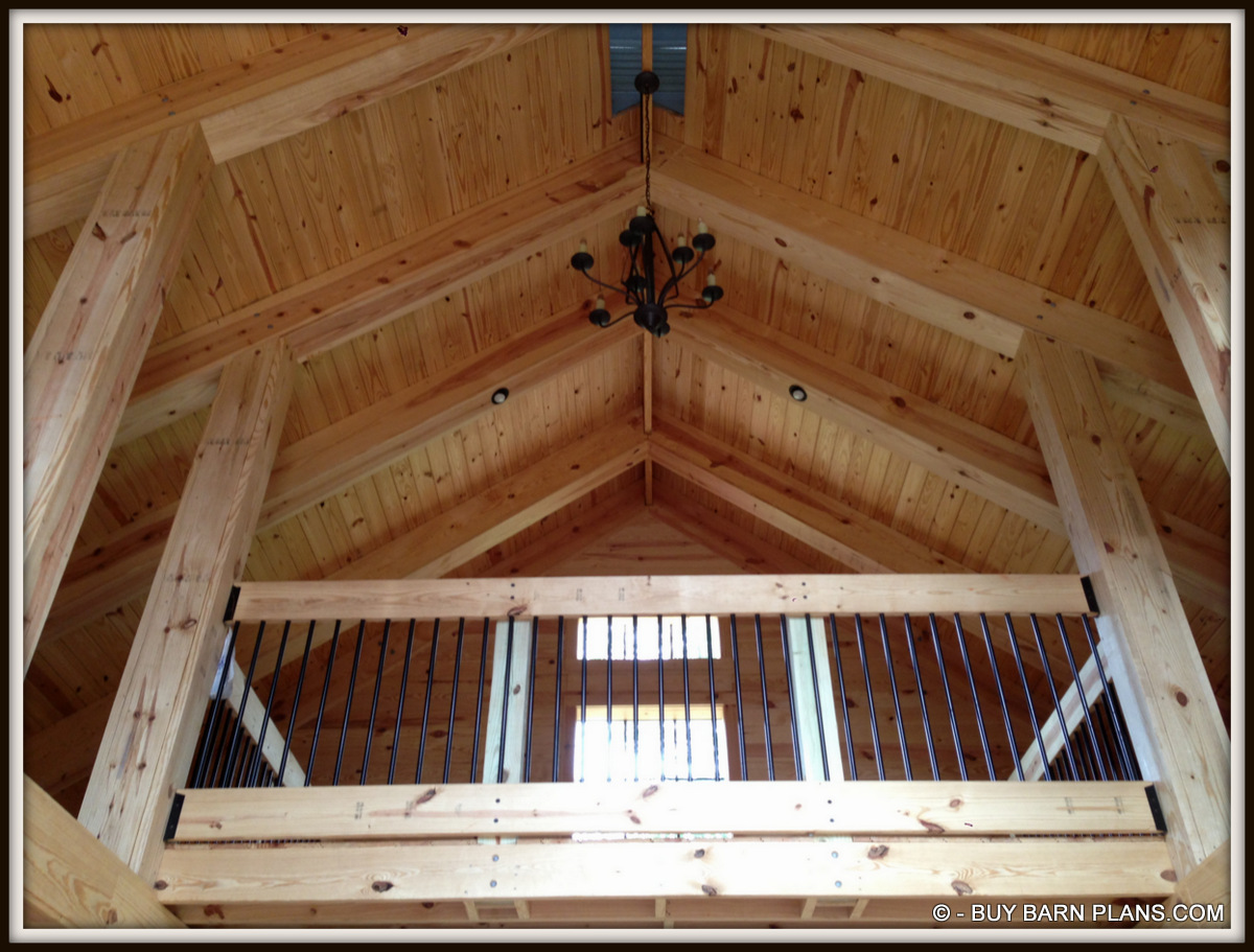 Massive Rafter Beams In The Horse Show Barn
