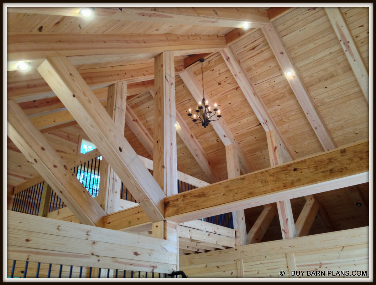 Massive Rafter Beams In The Horse Show Barn