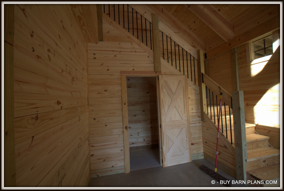 Half Bath Below Stairs In The Show Barn