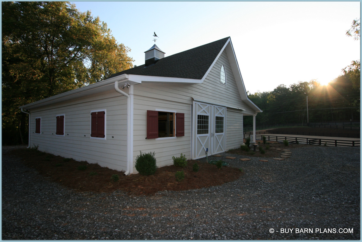 Purchase Barn Plans - Horse Barns - Storage Barns - Event Barns