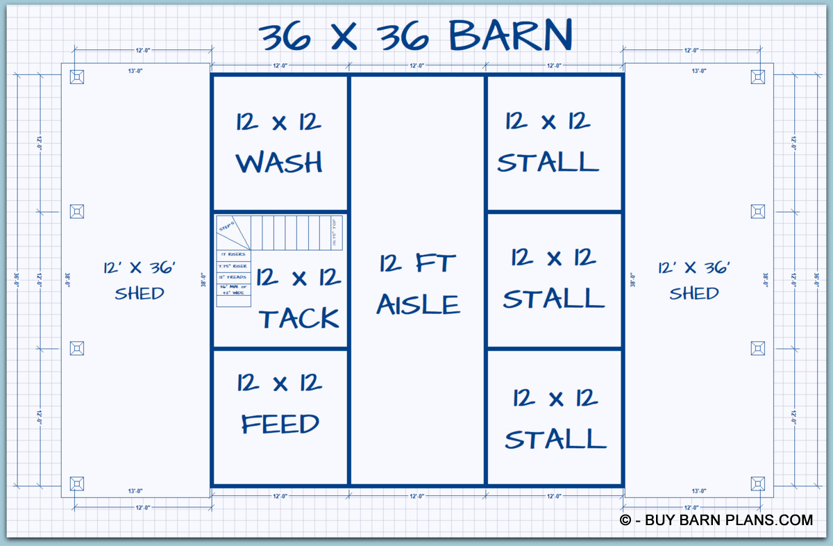 Purchase Barn Plans - Horse Barns - Storage Barns - Event Barns