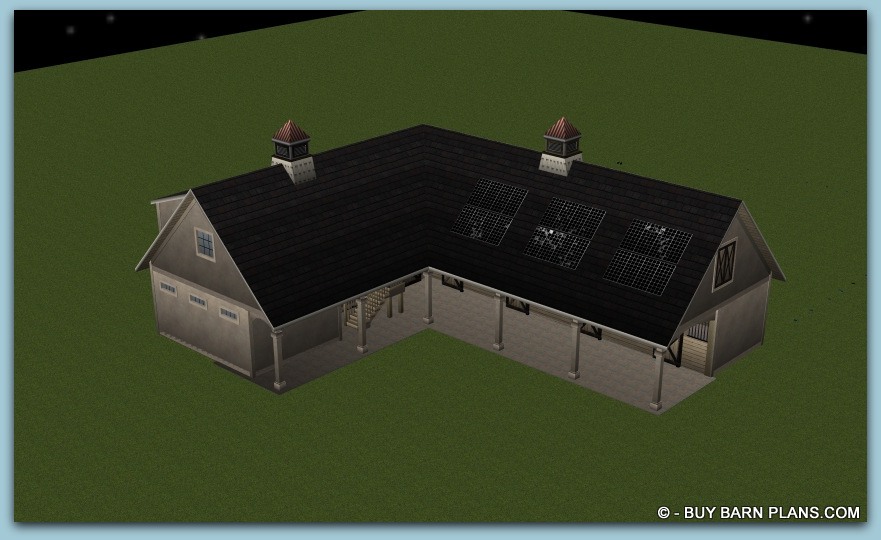 Purchase Barn Plans - Horse Barns - Storage Barns - Event Barns