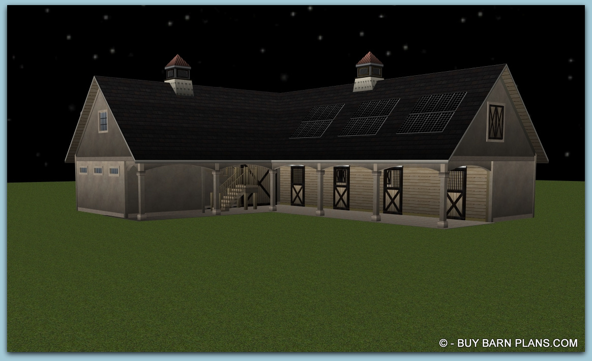 Purchase Barn Plans - Horse Barns - Storage Barns - Event Barns
