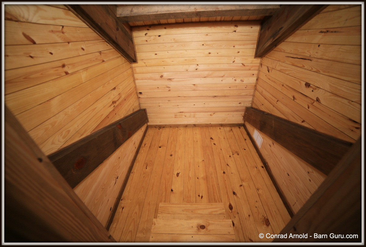 Step Down Master Closet in This Barn Home