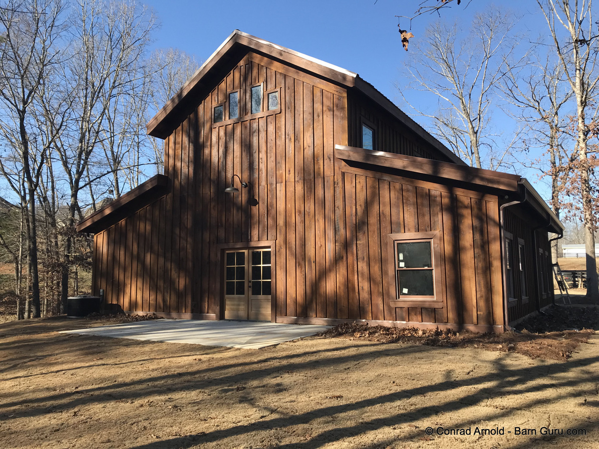 Board & Batten Rough Cut Poplar Siding