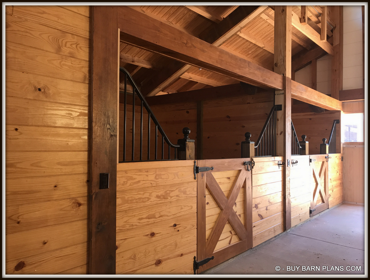 Photo Of Site Built Swinging Stall Front Doors