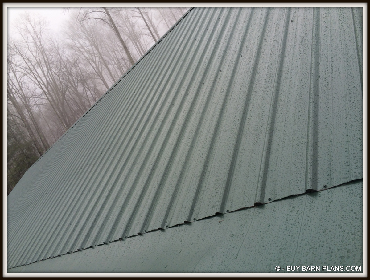 Photo Of A 18 Inch Wide Color Match Flashing Metal Roof