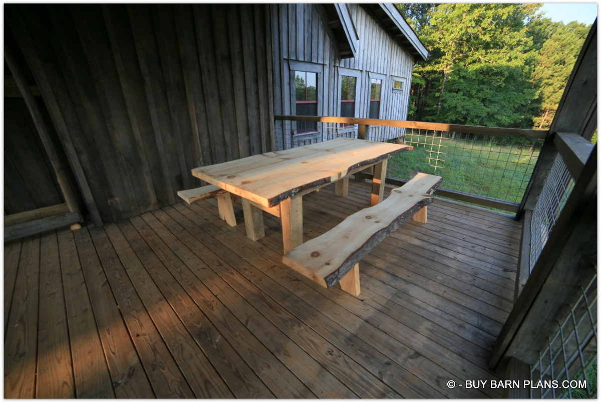Site Built Pine Table