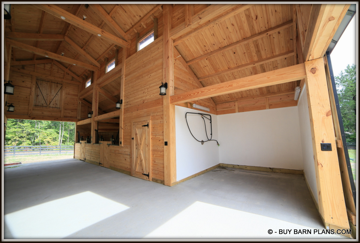 2 x 6 Yellow Pine For The Roof Decking Over 4 x 6 Purlins