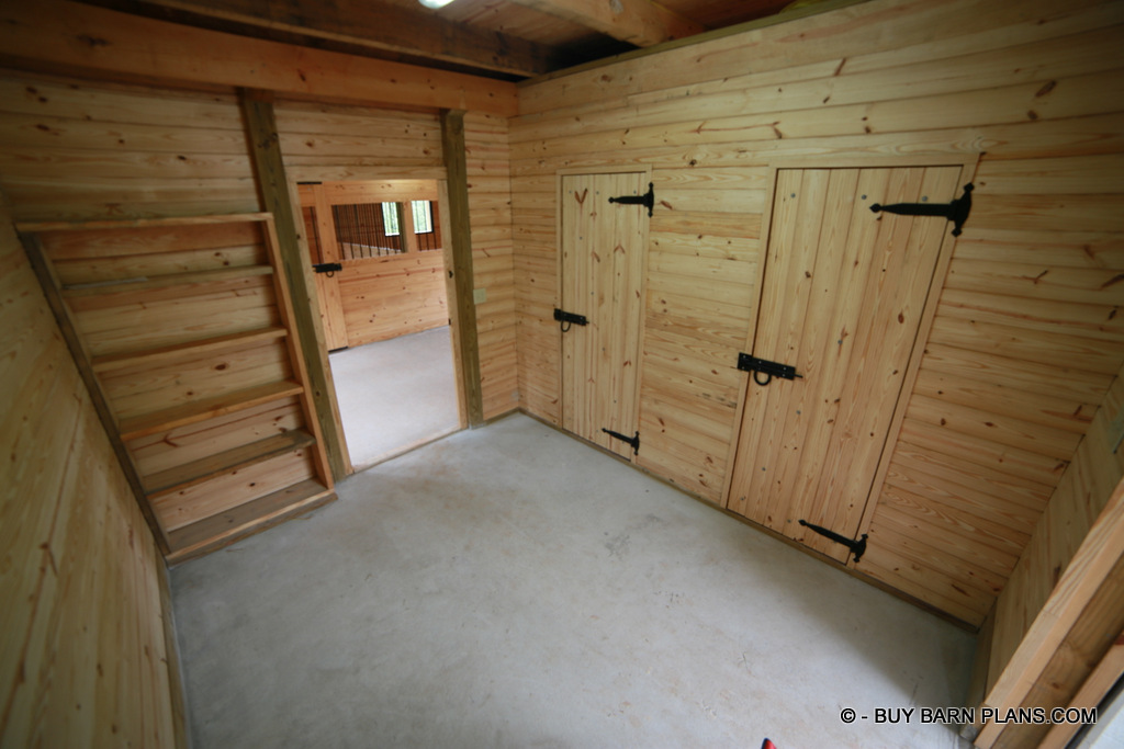 Photo Image Of A Custom Site Built DoorT&G Tack Room Door - Site Built