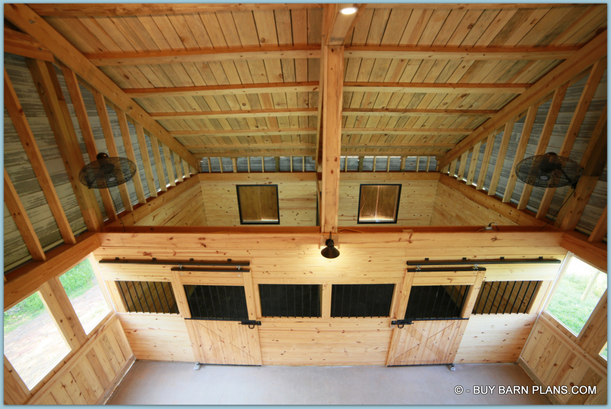 We would Perfer To Finish The Interior Gable Walls With 1 x 6 T&G - But The Customer Said Maybe Later What Would You Do If This Was Your Barn