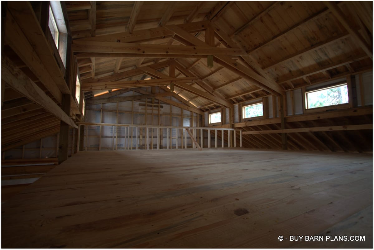 Low Angle Photo Of 2 x 6 T&G Loft Floor Decking