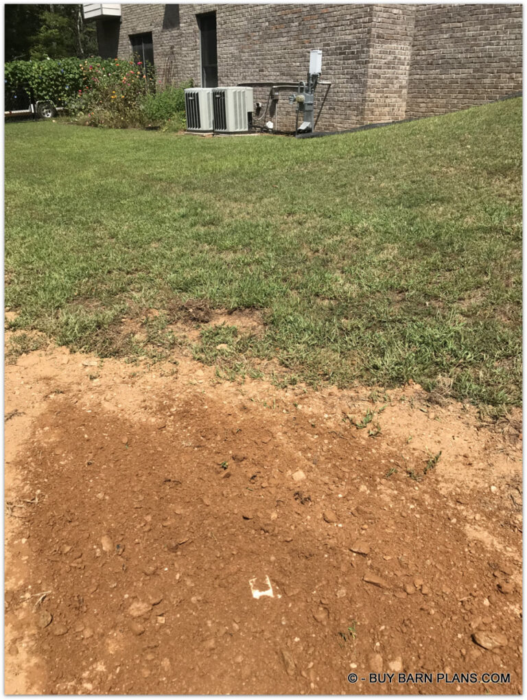 Clean Out For The Drain To The Existing Septic Line For This The Board & Batten Garage
