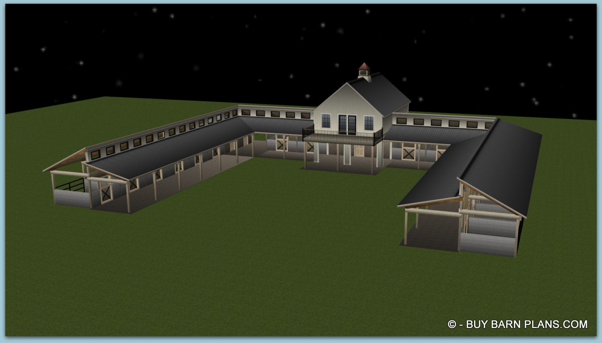 Purchase Barn Plans - Horse Barns - Storage Barns - Event Barns