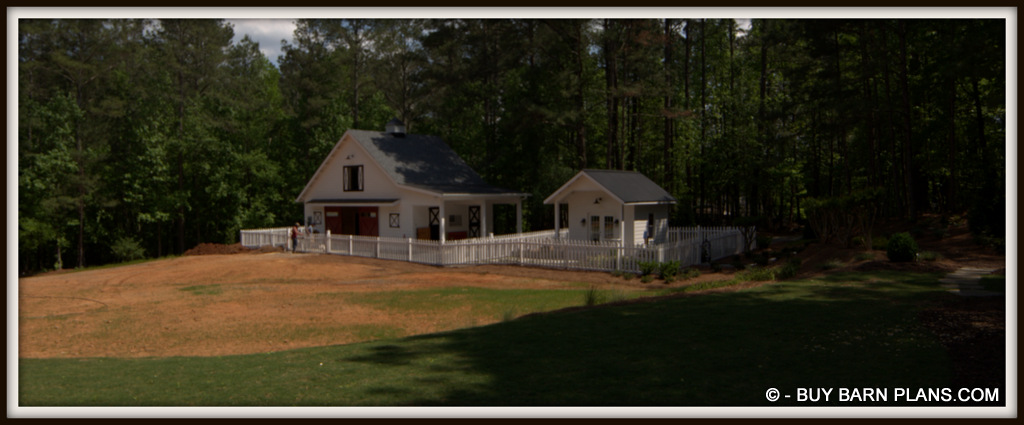 inal Right Front Photo Image For Two Stall Horse Barn And She Shed