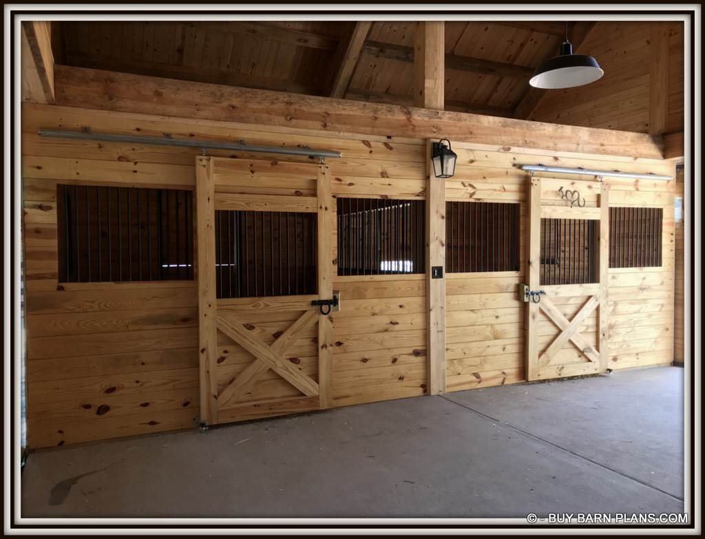 Interior Photo Image 2 Stall Miniture Horse Or Goats Barn Stall Fronts