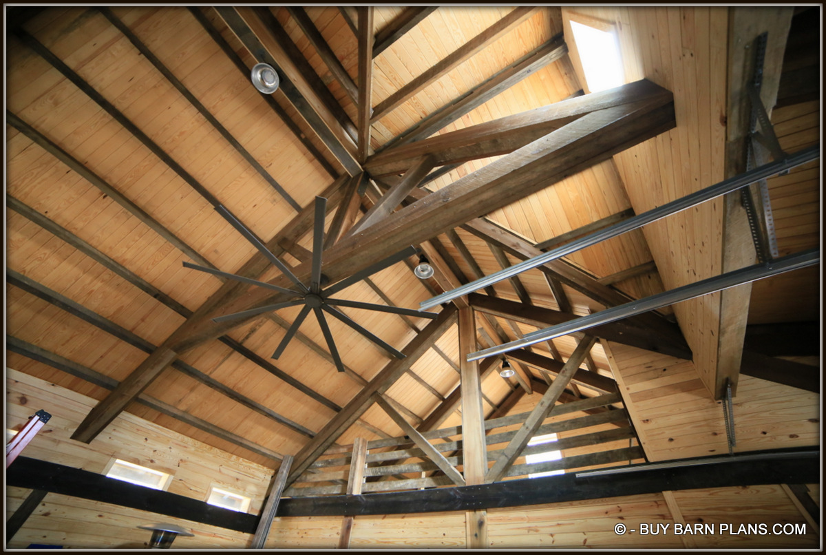 Mezzanine - That Has A Hidden Gate - This Gearhead Garage That Looks Like A Rustic Barn