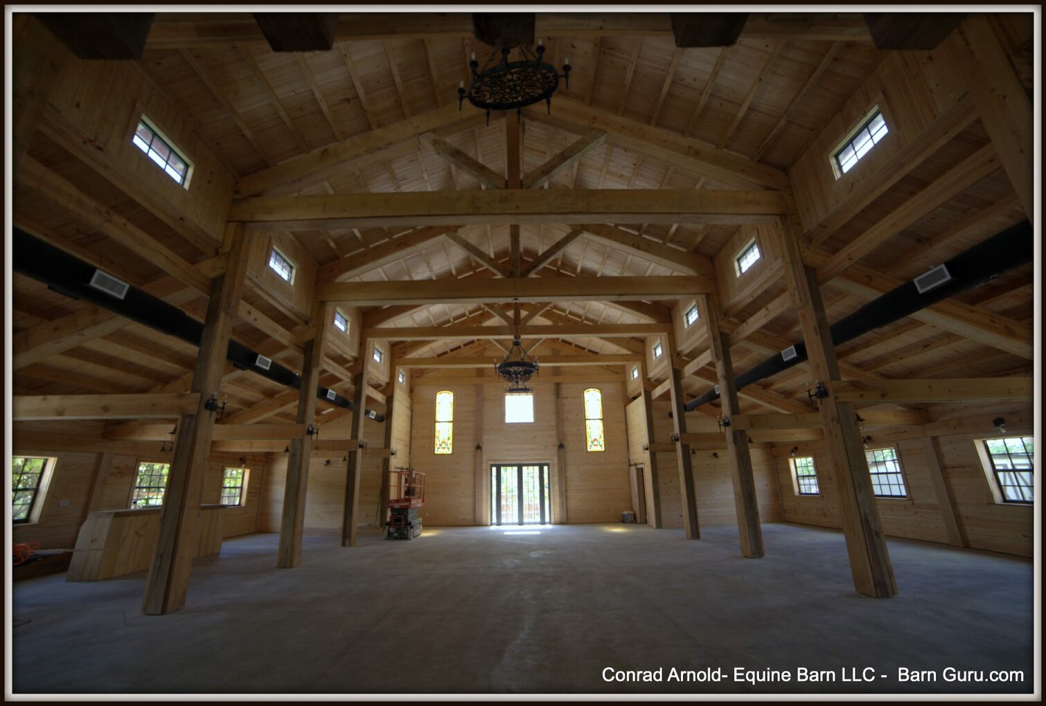 INTERIOR oF Cypress Event Barn