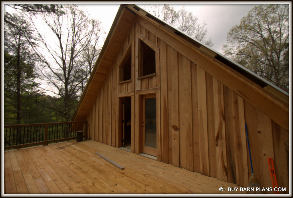 Poplar Board On Board Siding = Passive Solar Barn Home - 1 x 10 Spaced 5 inches - Cover 5 Inch Space With A 1 x 8 Board
