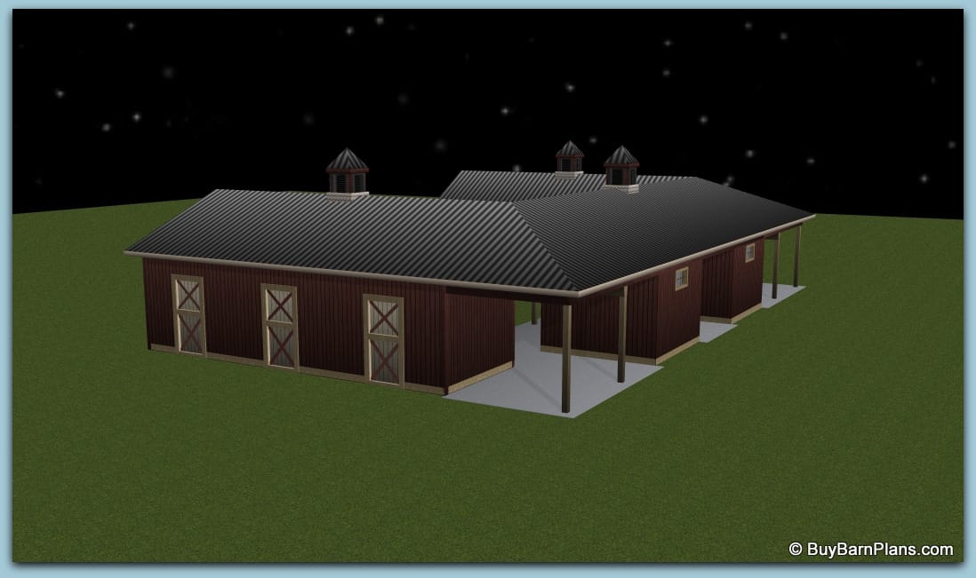 Purchase Barn Plans - Horse Barns - Storage Barns - Event Barns