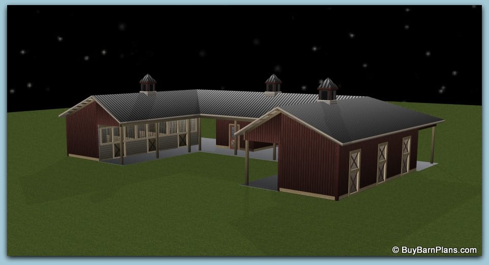 Purchase Barn Plans - Horse Barns - Storage Barns - Event Barns