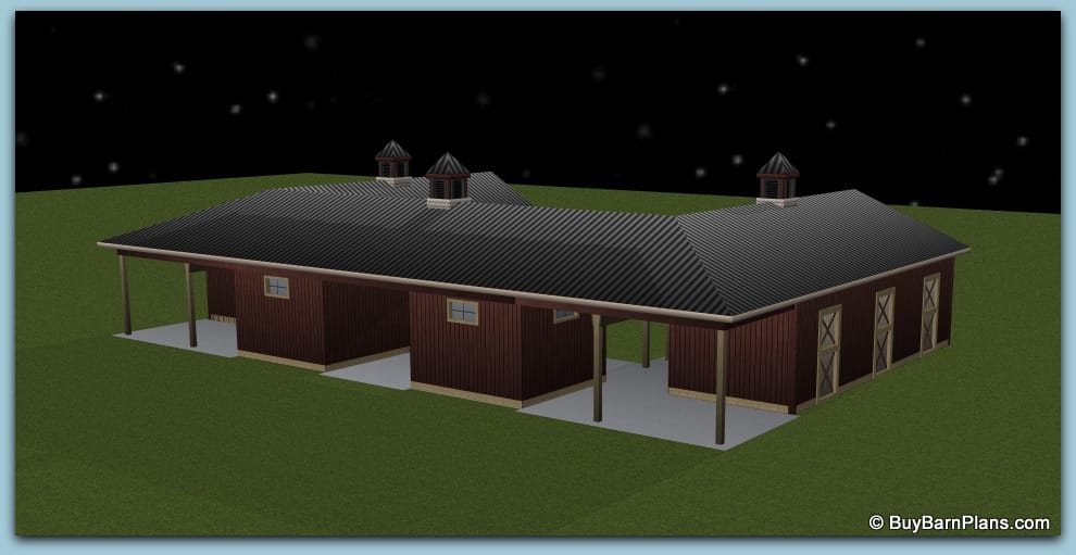 Purchase Barn Plans - Horse Barns - Storage Barns - Event Barns