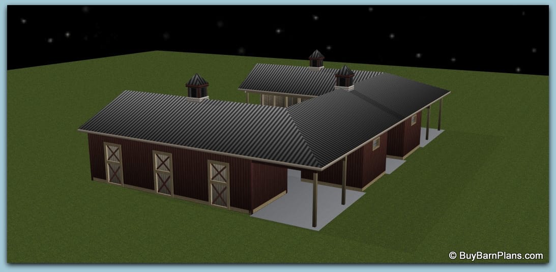 Purchase Barn Plans - Horse Barns - Storage Barns - Event Barns